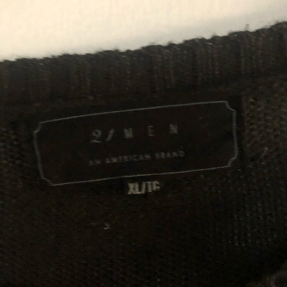 Forever21 blue & gray argyle patterned sweater - Picture 4 of 4